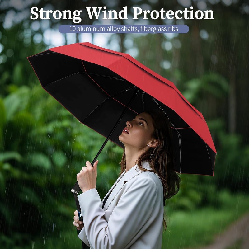 Yoobure Travel Umbrella Portable Compact Umbrellas, Pocket Mini for Purse, Umbrellas for UV Sun & Rain Small for Backpack, Umbrella with Case Folding for Kids Women - Image 4